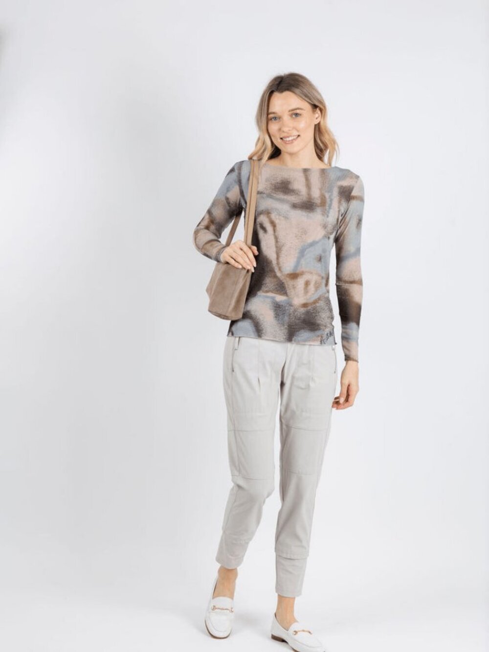 Raffaello Rossi Candy Pant Kalk Beige Off-White color Sz 32